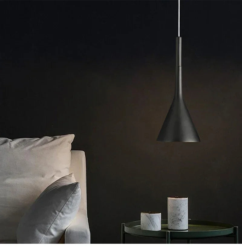 Modern LED Pendant Light - Black/White