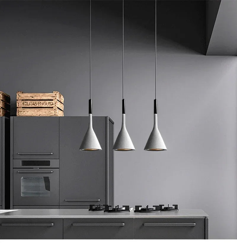 Modern LED Pendant Light - Black/White