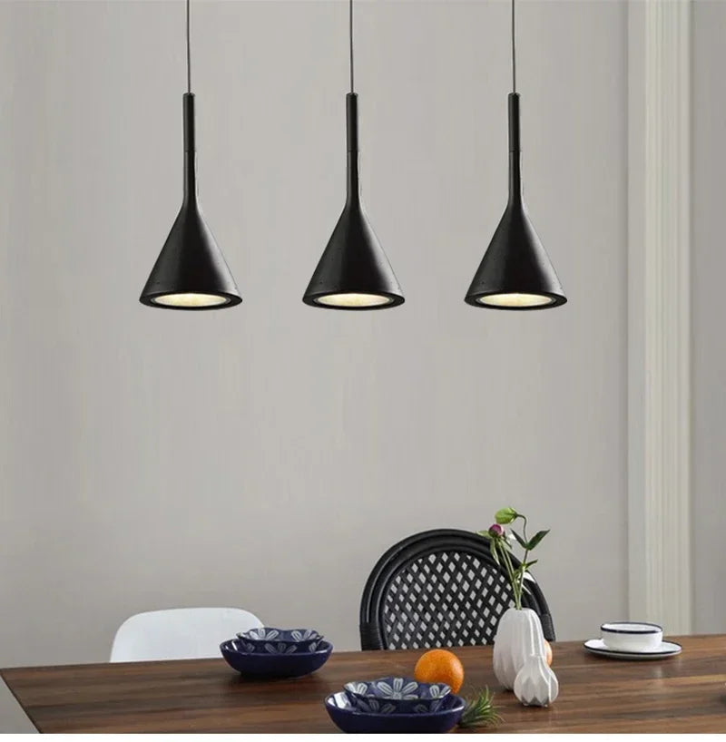 Modern LED Pendant Light - Black/White