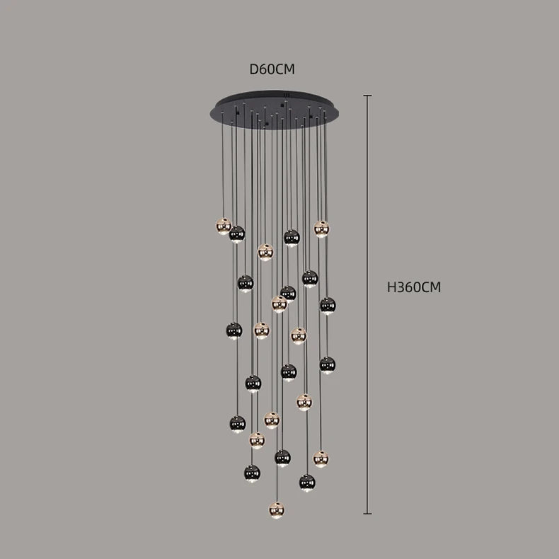 Modern LED Pendant Lights for Staircase