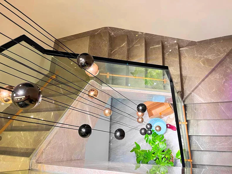 Modern LED Pendant Lights for Staircase