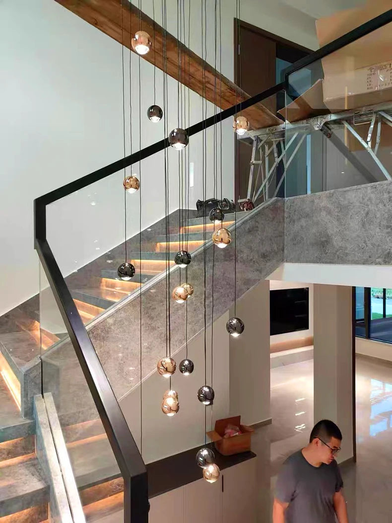 Modern LED Pendant Lights for Staircase