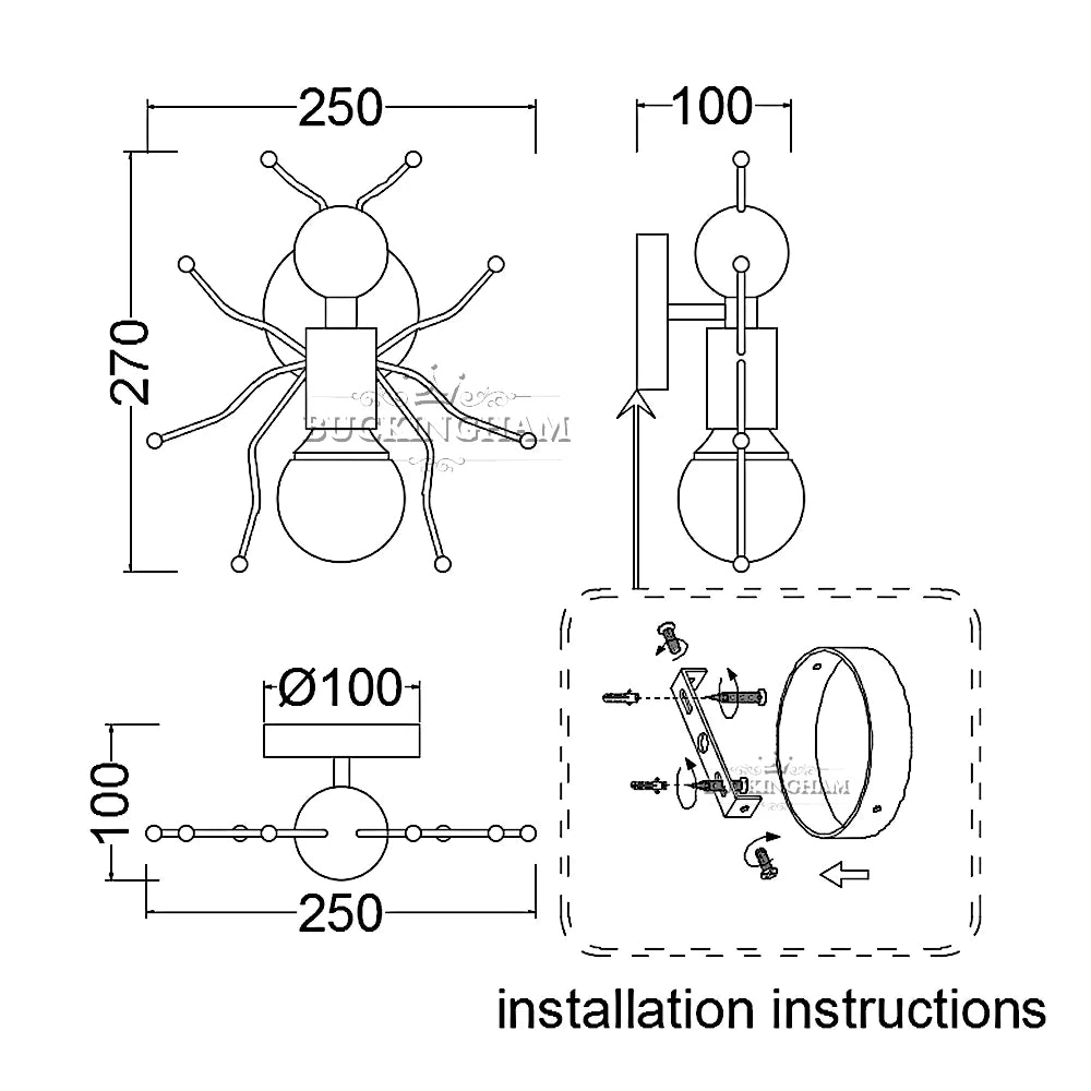 Modern LED Robot Wall Lamp