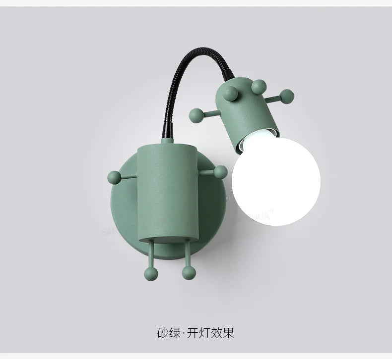 Modern LED Robot Wall Lamp