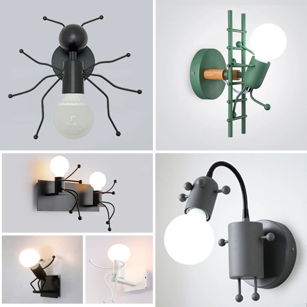 Modern LED Robot Wall Lamp