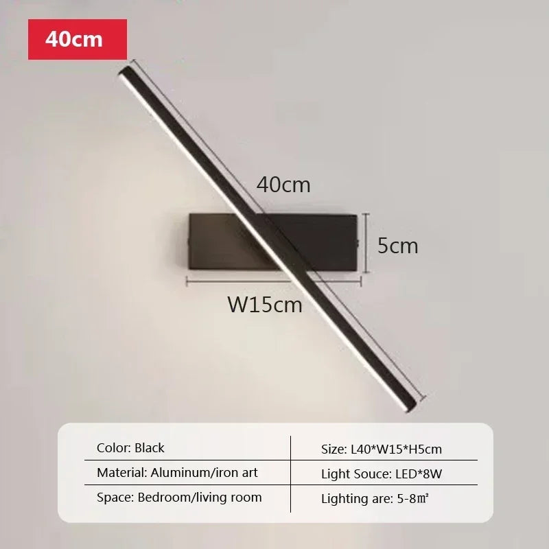 Modern LED Rotatable Wall Light