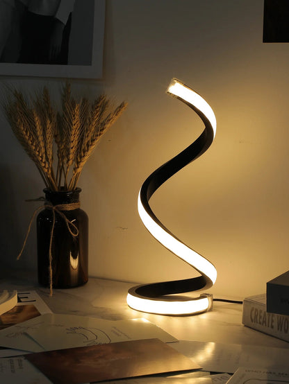 Modern LED Spiral Table Lamp