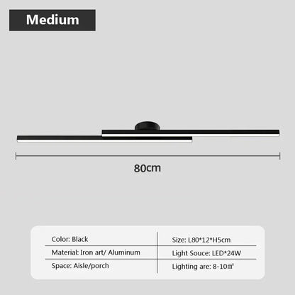 Modern LED Strip Light – Gold