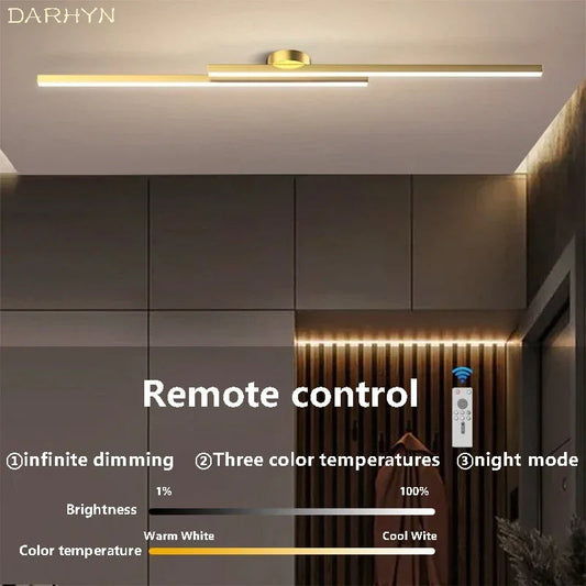 Modern LED Strip Light – Gold