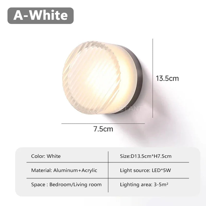 Modern LED Wall Lamp - Amber