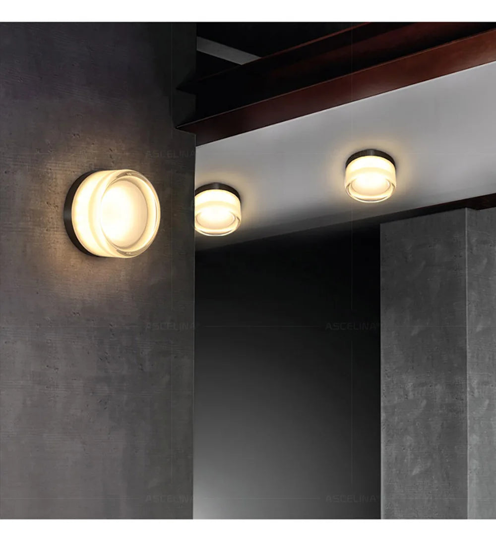 Modern LED Wall Lamp - Amber