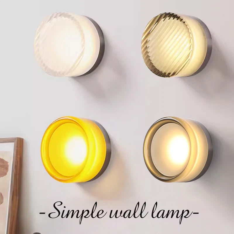 Modern LED Wall Lamp - Amber