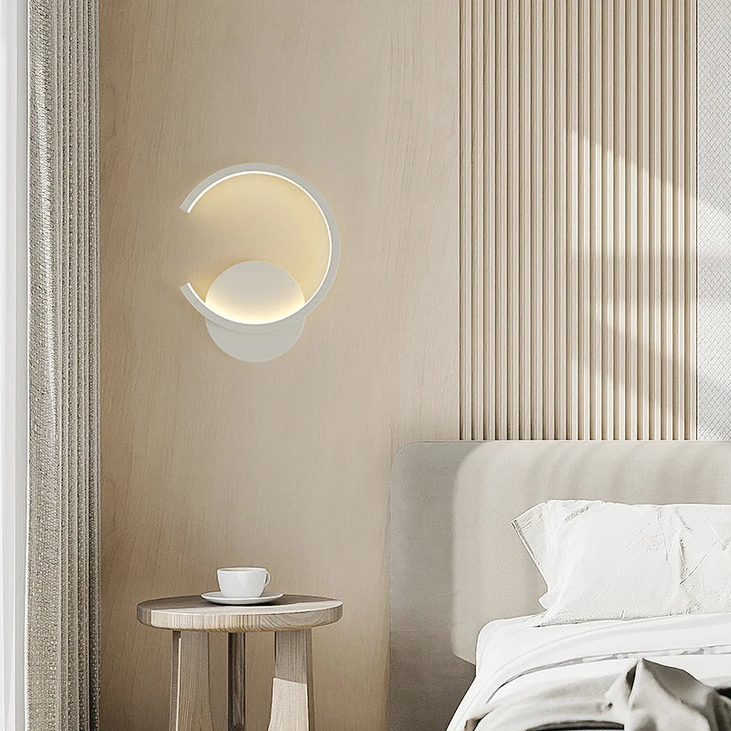 Modern LED Wall Lamp - Black, White, Gold