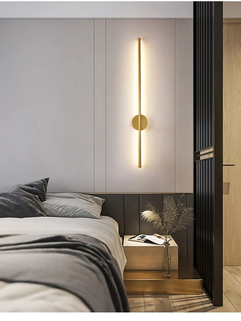 Modern LED Wall Lamp - Black/Gold