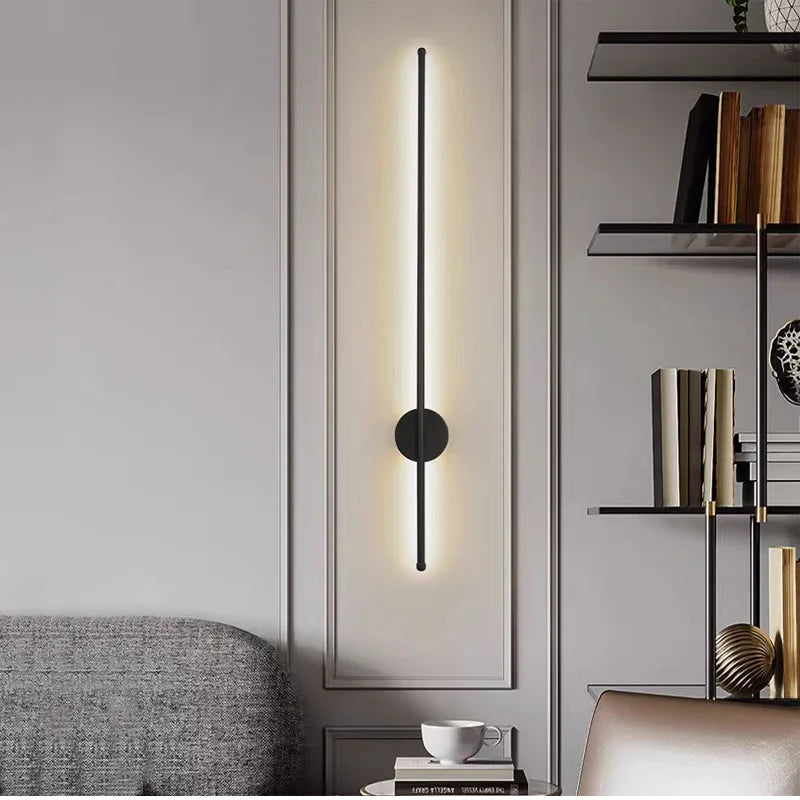 Modern LED Wall Lamp - Black/Gold