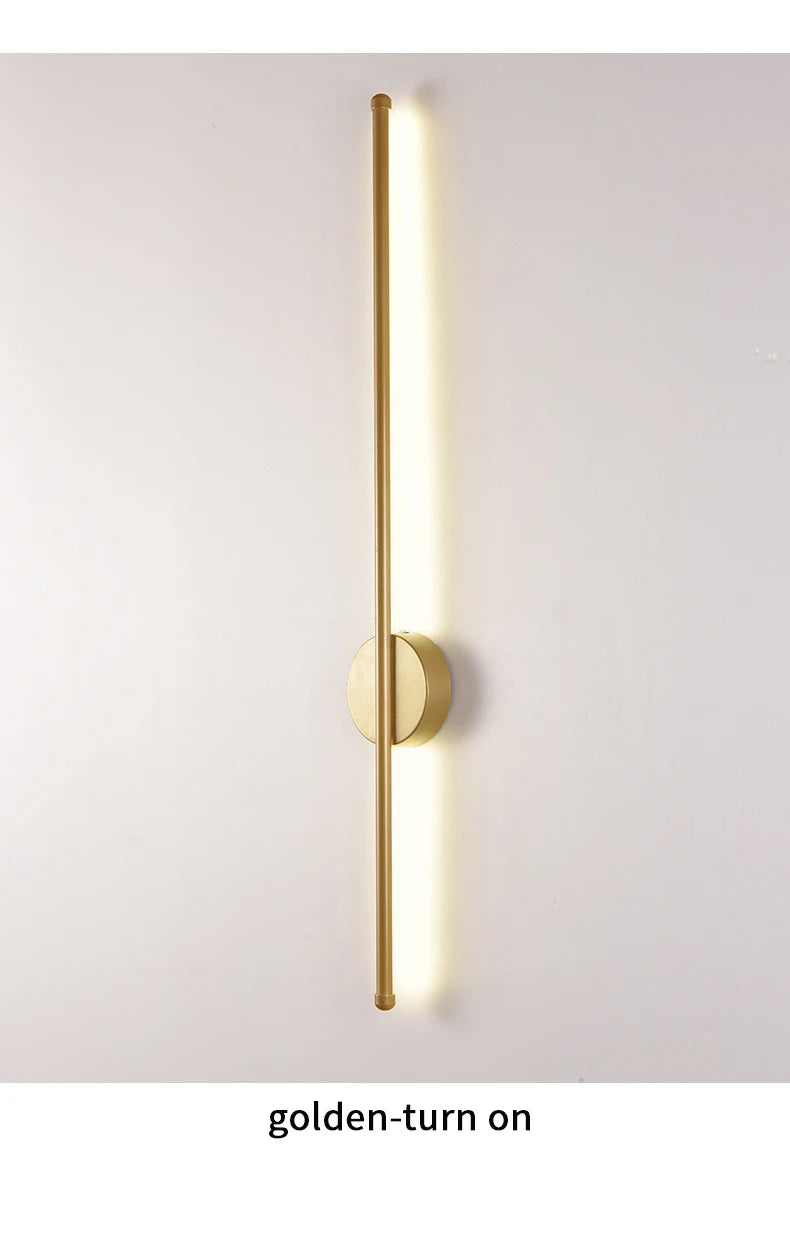 Modern LED Wall Lamp - Black/Gold