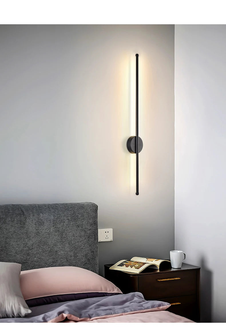 Modern LED Wall Lamp - Black/Gold