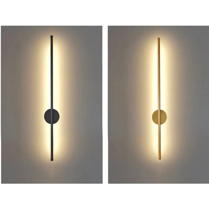 Modern LED Wall Lamp - Black/Gold