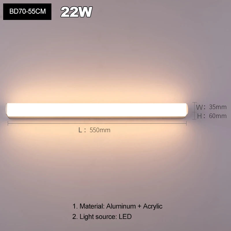 Modern LED Wall Lamp for Bathroom