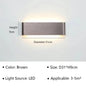 Modern LED Wall Sconce - Black