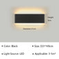 Modern LED Wall Sconce - Black