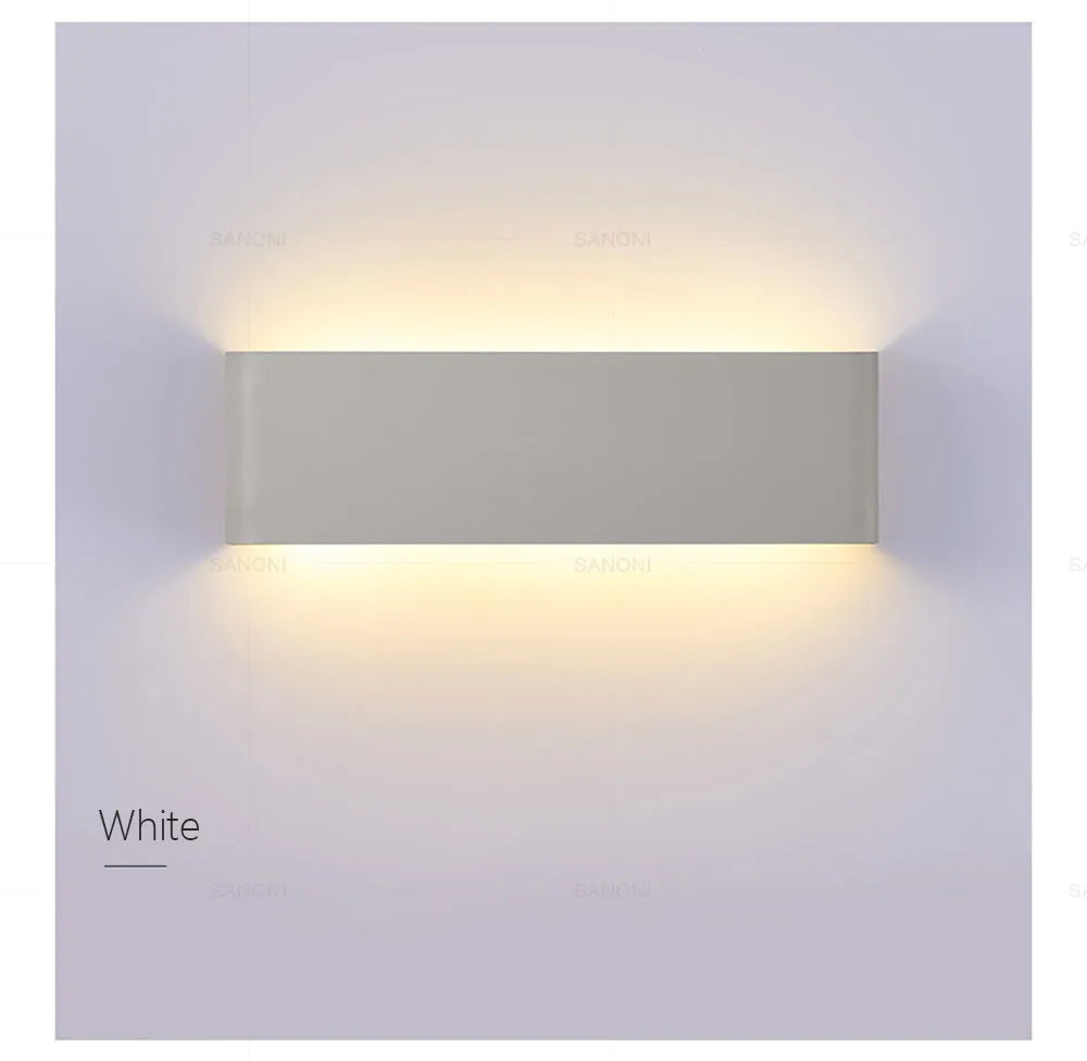 Modern LED Wall Sconce - Black