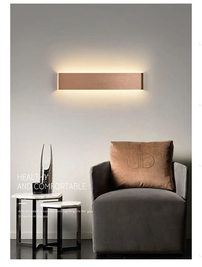 Modern LED Wall Sconce - Black