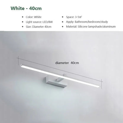 Modern LED Waterproof Bathroom Mirror Lights