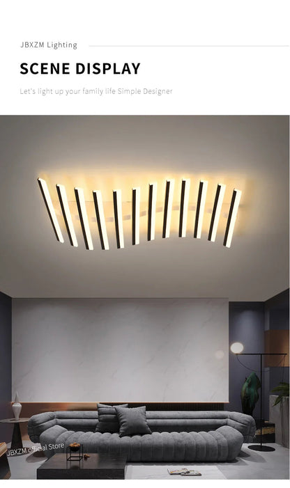 Modern LED Wrought Iron Ceiling Light