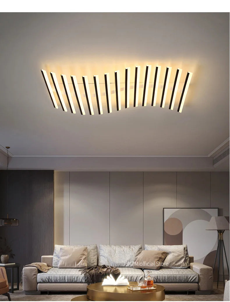 Modern LED Wrought Iron Ceiling Light