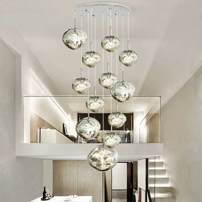 Modern Lava LED Chandelier - PVC