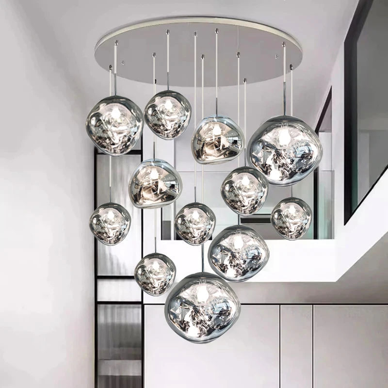 Modern Lava LED Chandelier - PVC