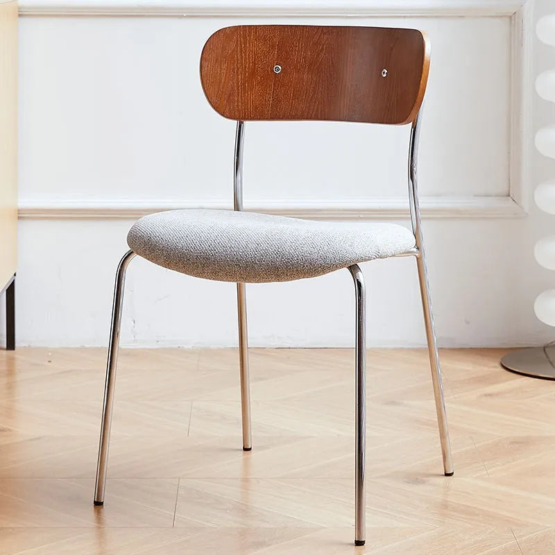 Modern Leather Dining Chair - Armless