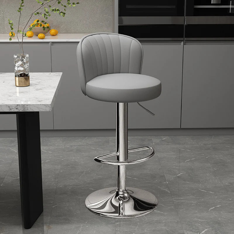 Modern Metal Bar Chair - Adjustable