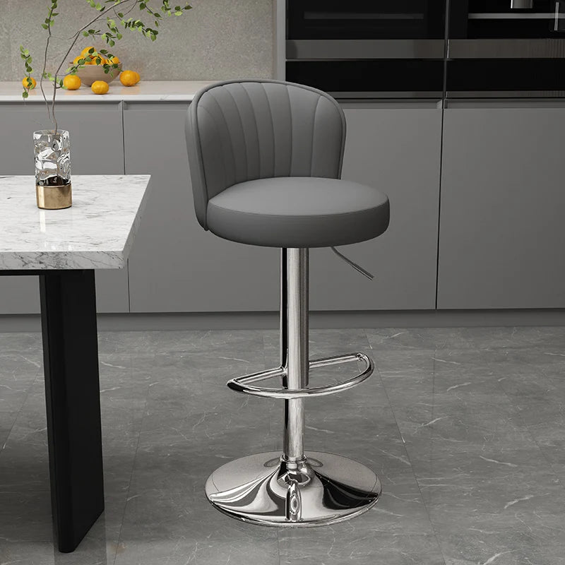 Modern Metal Bar Chair - Adjustable