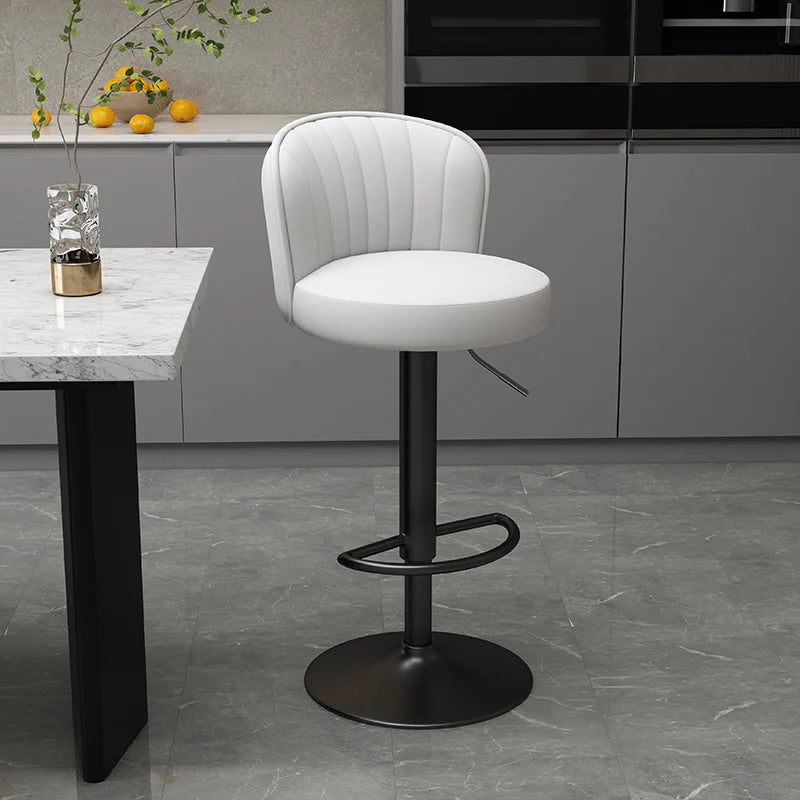 Modern Metal Bar Chair - Adjustable