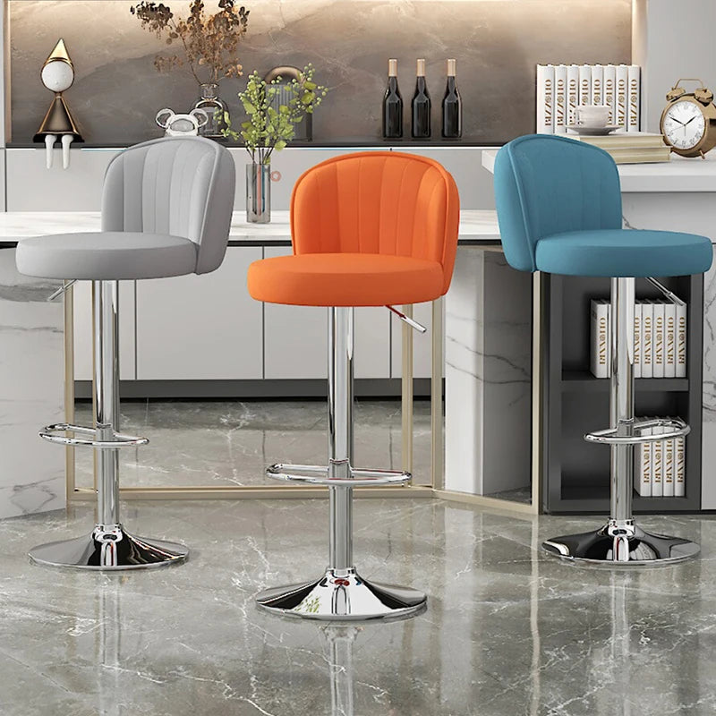 Modern Metal Bar Chair - Adjustable