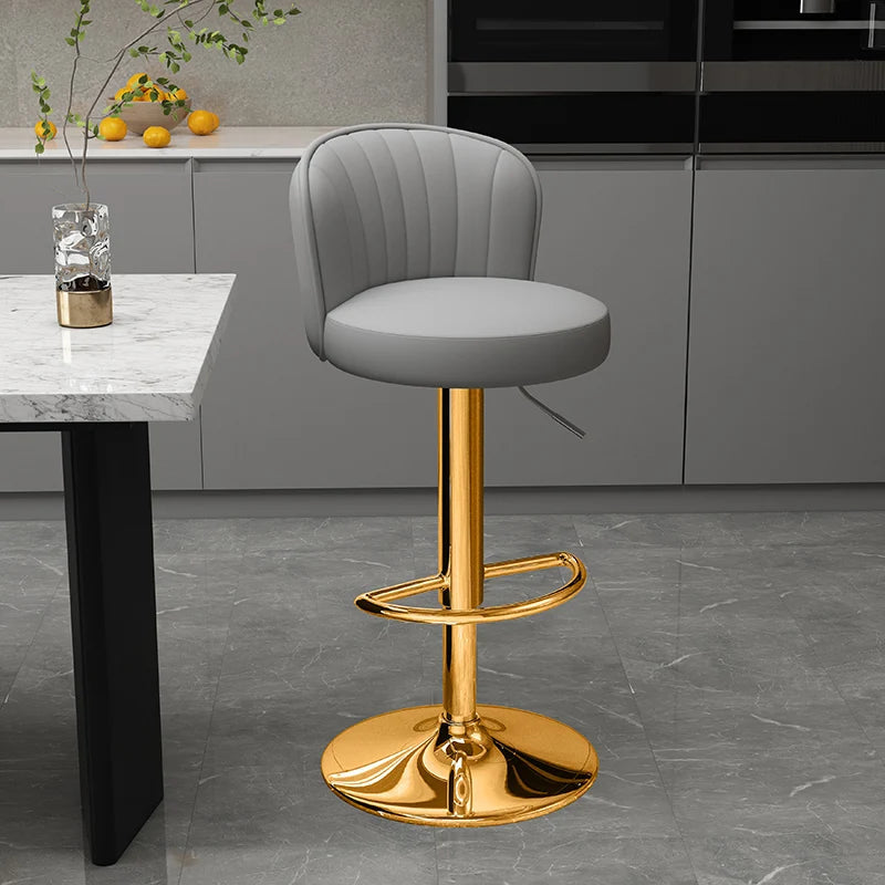 Modern Metal Bar Chair - Adjustable