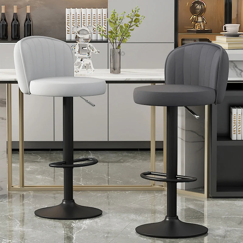 Modern Metal Bar Chair - Adjustable