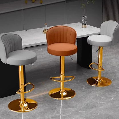 Modern Metal Bar Chair - Adjustable