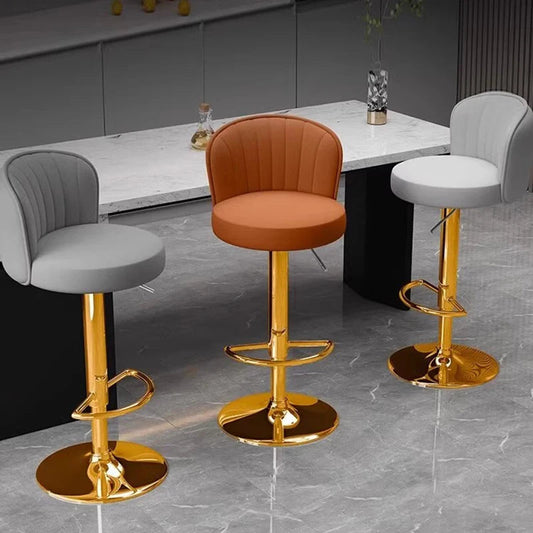 Modern Metal Bar Chair - Adjustable