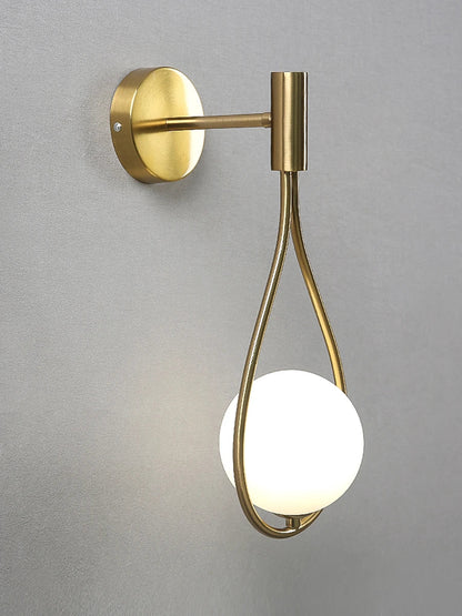 Modern Metal Glass Wall Lamp