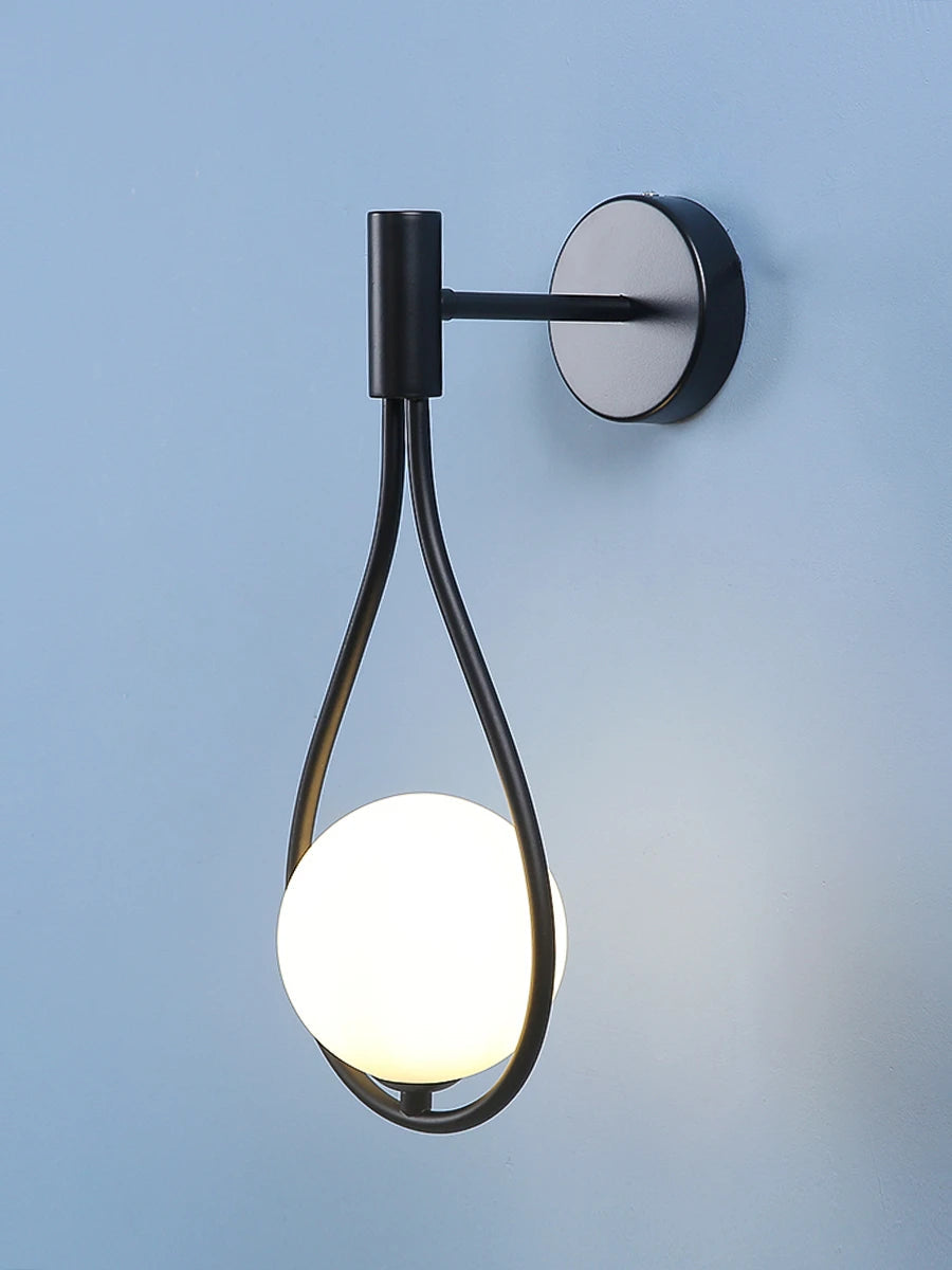 Modern Metal Glass Wall Lamp