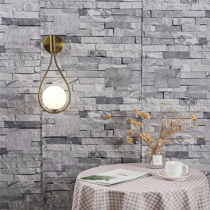 Modern Metal Glass Wall Lamp