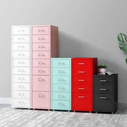 Modern Mobile File Cabinet Black