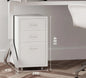 Modern Mobile File Cabinet Black