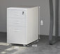 Modern Mobile File Cabinet Black