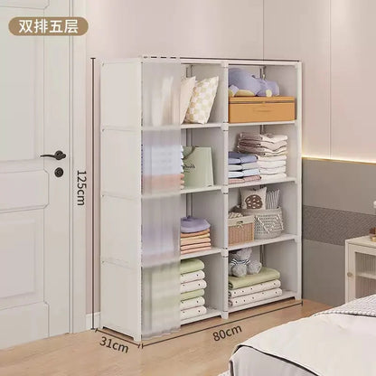 Modern Multi-Layer Dustproof Storage Wardrobe