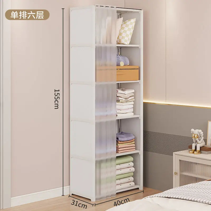 Modern Multi-Layer Dustproof Storage Wardrobe