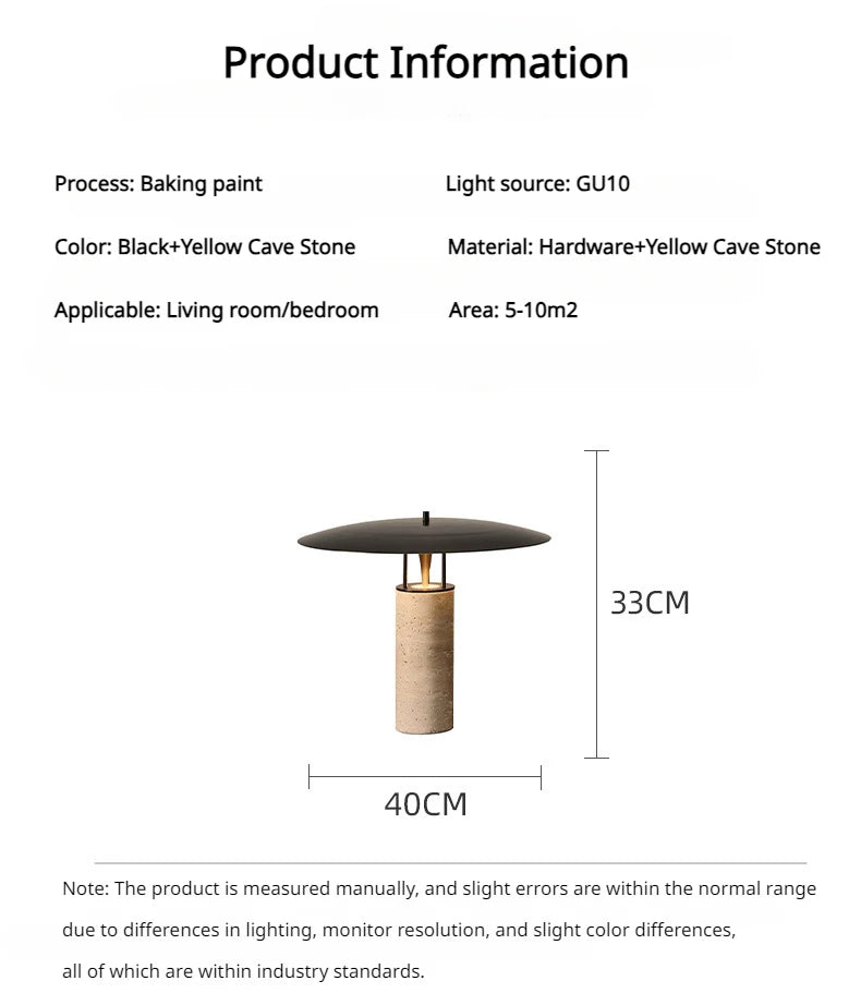 Modern Nordic Stone LED Desk Lamp